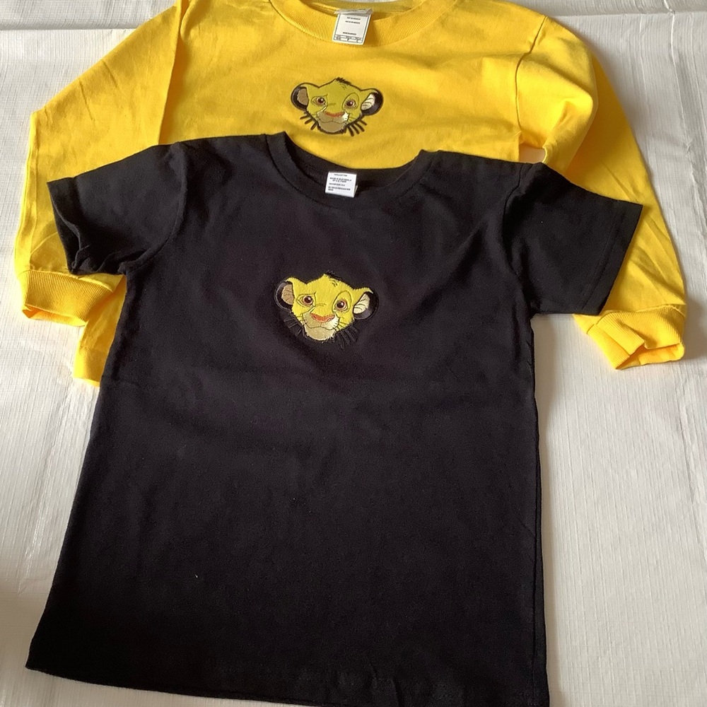 New 2 Piece T-Shirts.   Size 4T